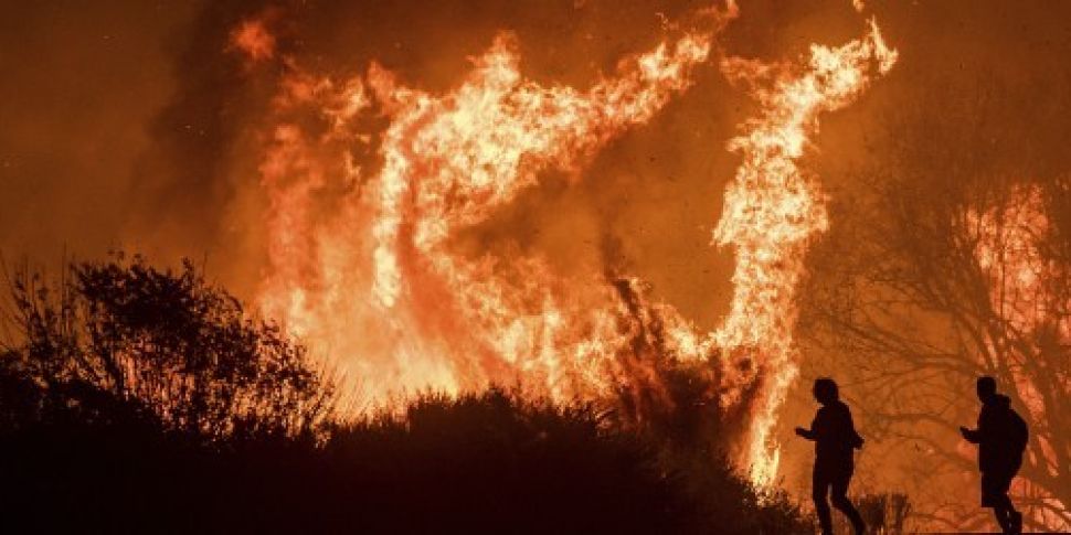 Southern California wildfires...