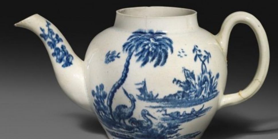 WATCH: A blue and white teapot...