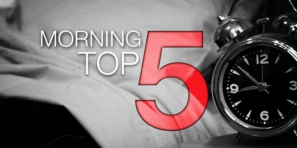 Morning top 5: Status red weat...