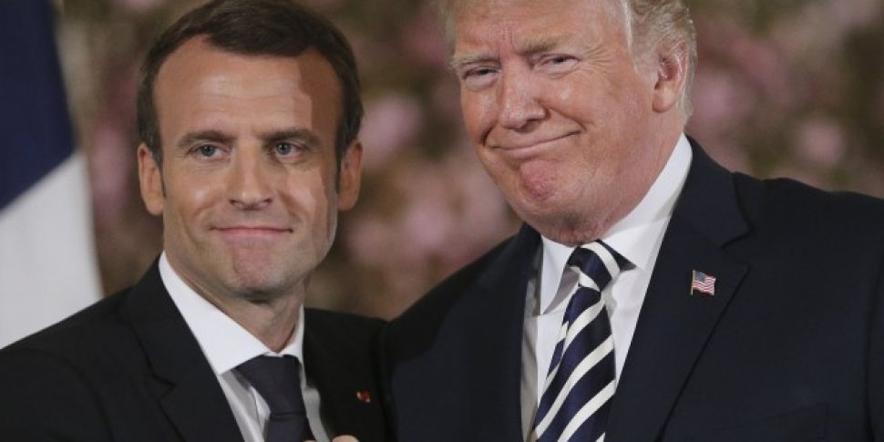 Macron urges Trump to keep US...