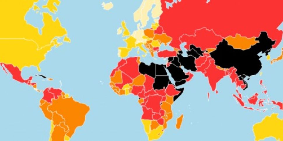 Ireland placed in top category...