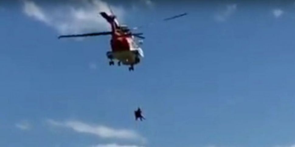 WATCH: Three men airlifted to...