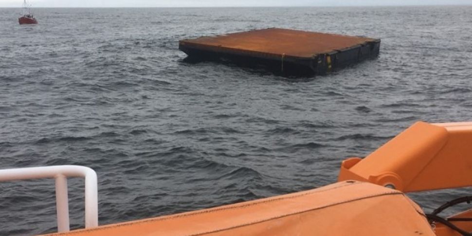 Barge towed to safety in Mayo...