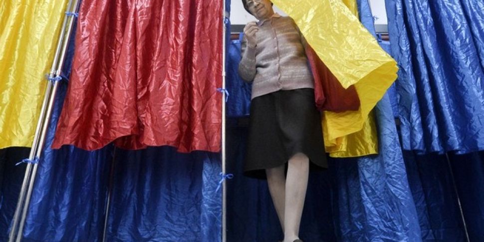 Exit polls show Romania&#3...