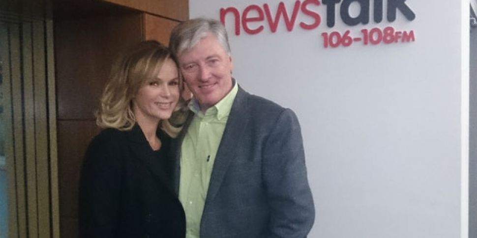 Amanda Holden speaks with Pat...