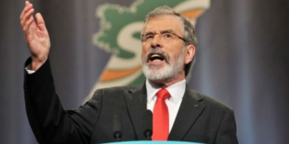 Gerry Adams &#34;Sinn Féin...