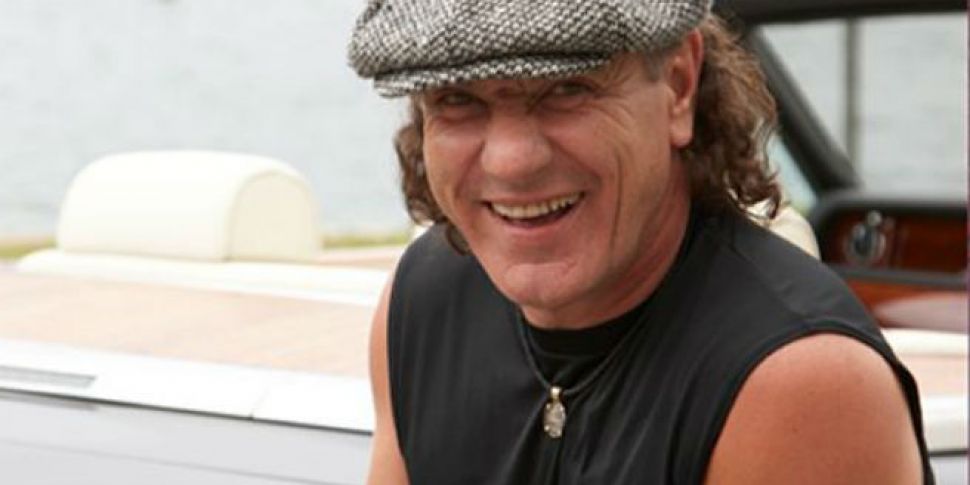 AC/DC front man Brian Johnson...