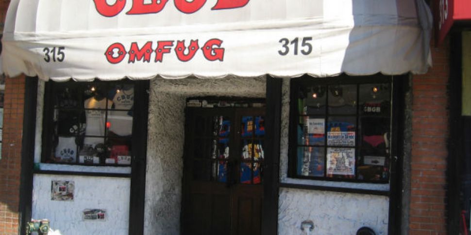 The legendary CBGB club in New...