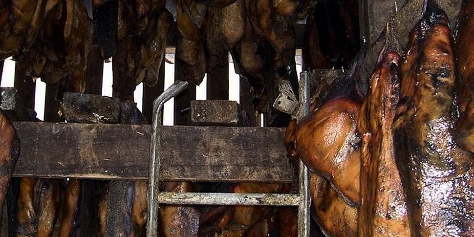 Drying out meats 