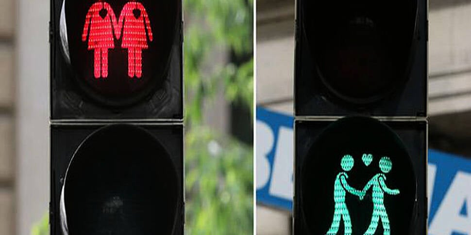 Gay Traffic lights in Vienna