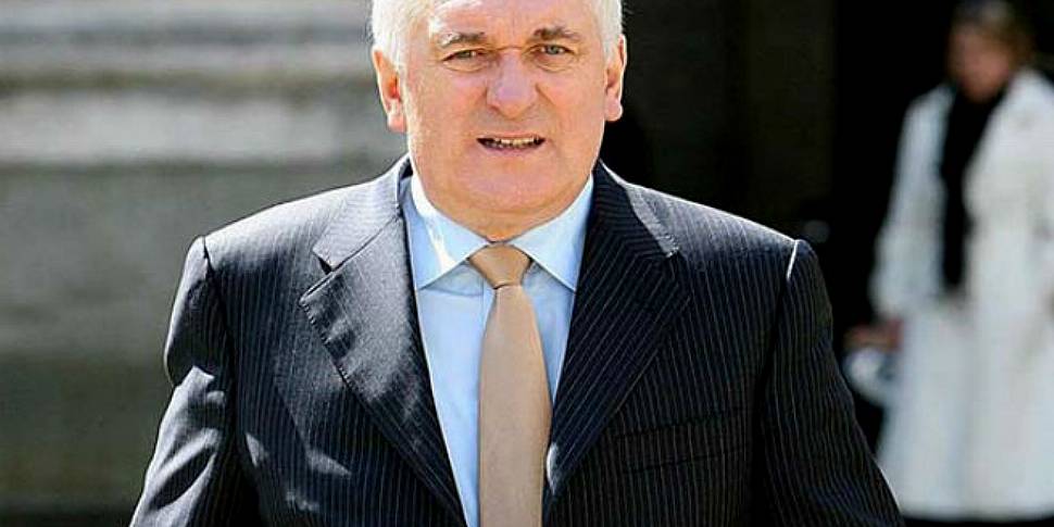 Bertie Ahern reacts to the rep...