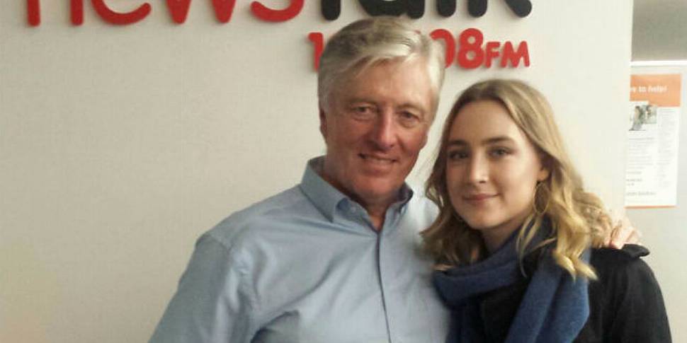 Irish actress Saoirse Ronan on...