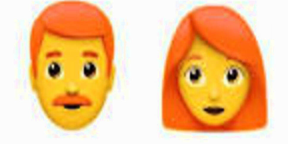 Red Headed Emoji&#39;s 