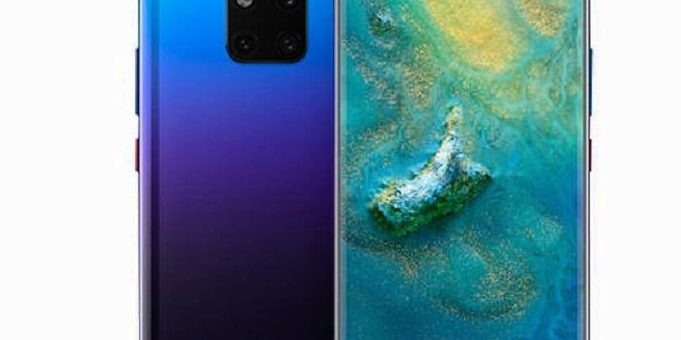 The Huawei Mate 20 Pro phone a...