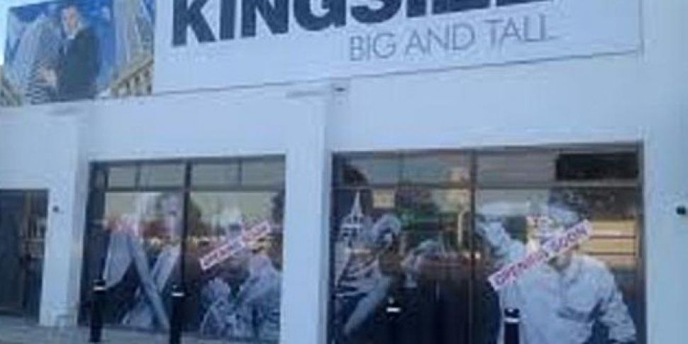 King size outlet menswear