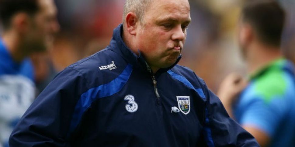 Waterford manager Derek McGrat...