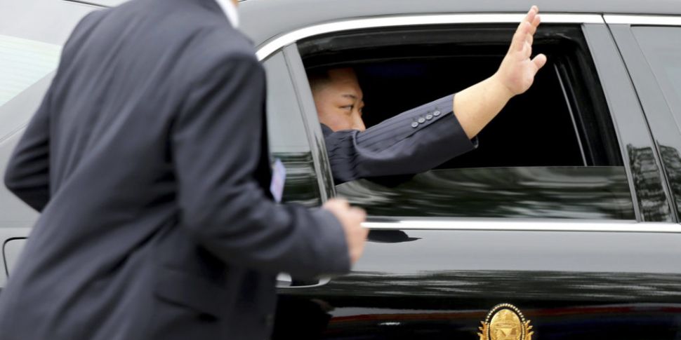 Kim Jong Un arrives in Vietnam...