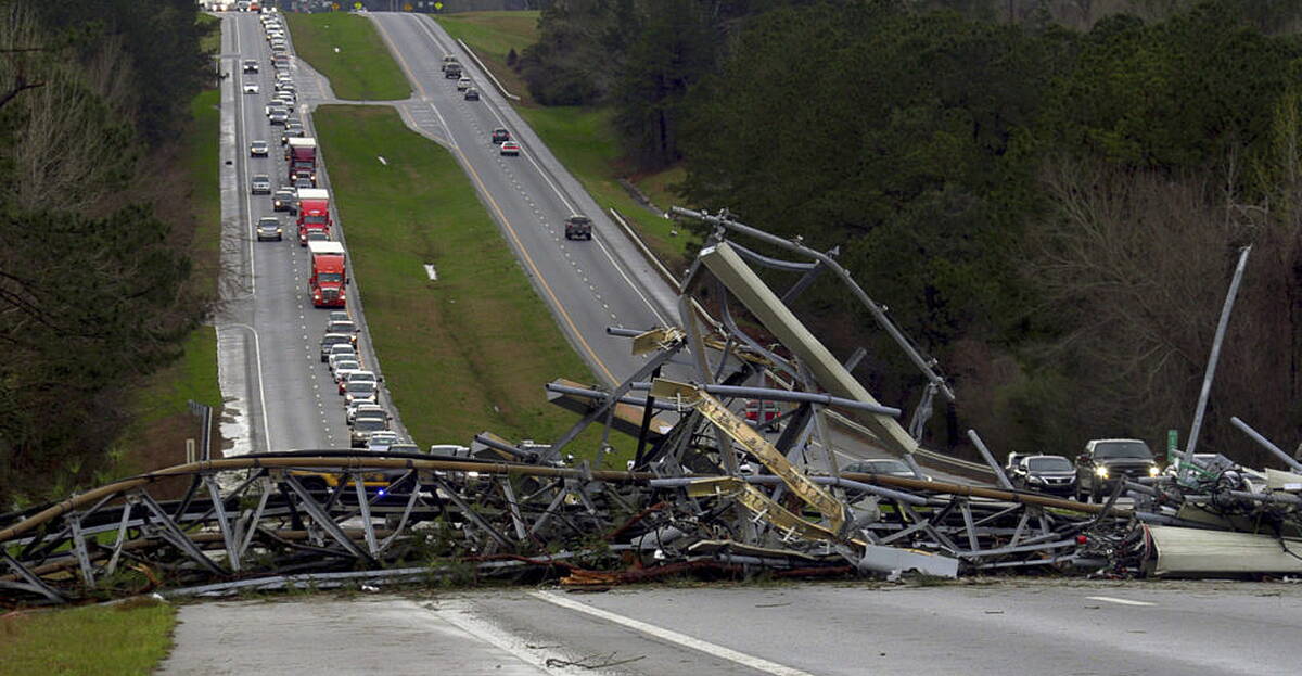 At least 23 dead as "outbreak of tornadoes" tears through Alabama ...