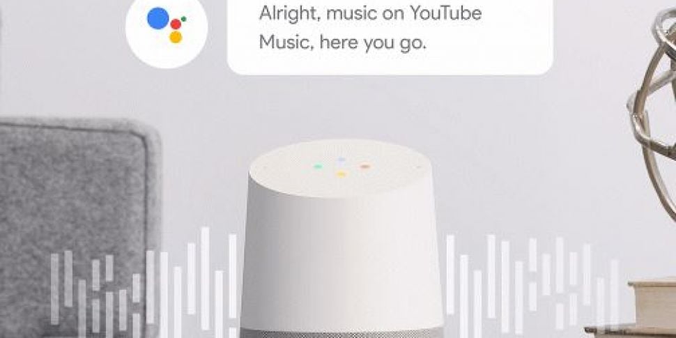 Music streaming store on google home