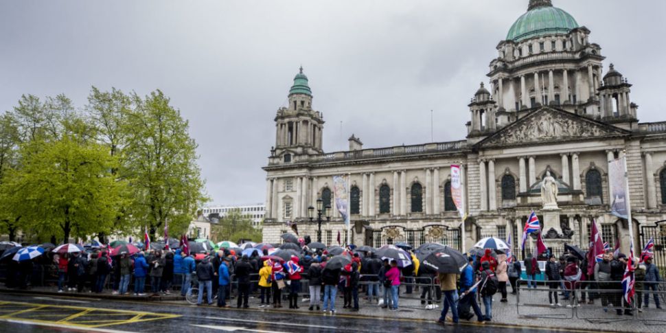Protest held in Belfast in sup...