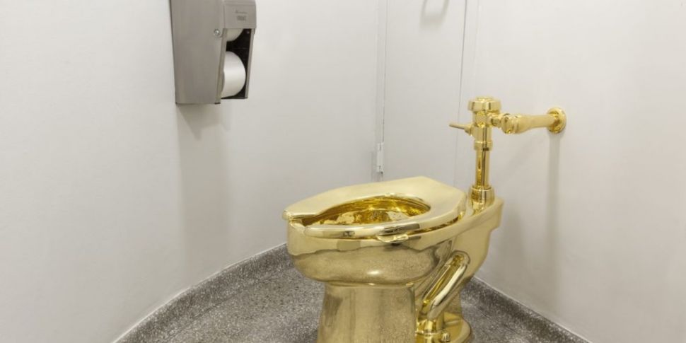 Solid gold toilet to go on dis...