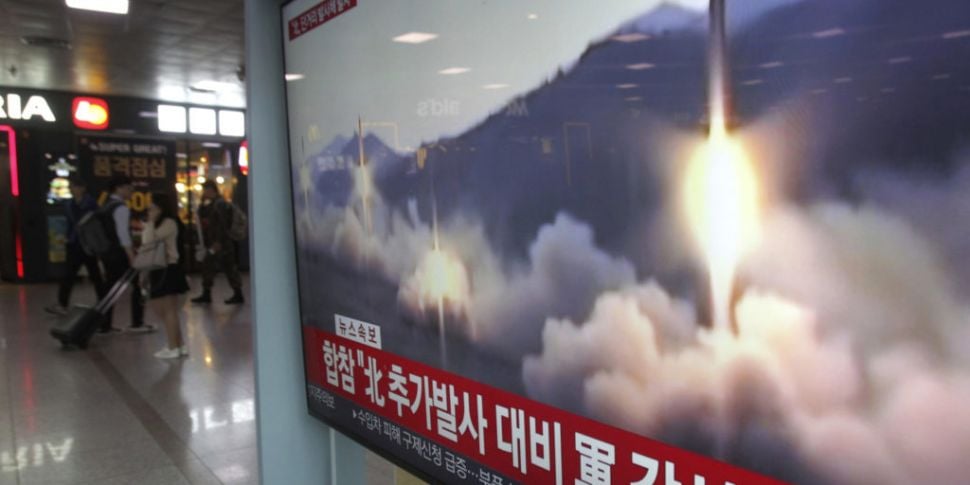 North Korea test fires several...