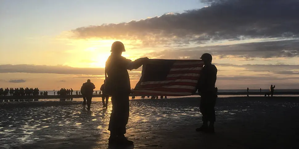 Veterans join world leaders in...