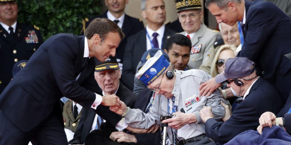 Macron thanks US veterans for...