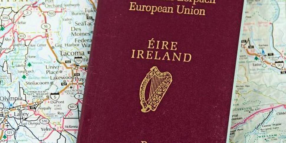 Number of new Irish passports...