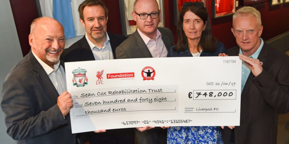 Seán Cox charity match raised...