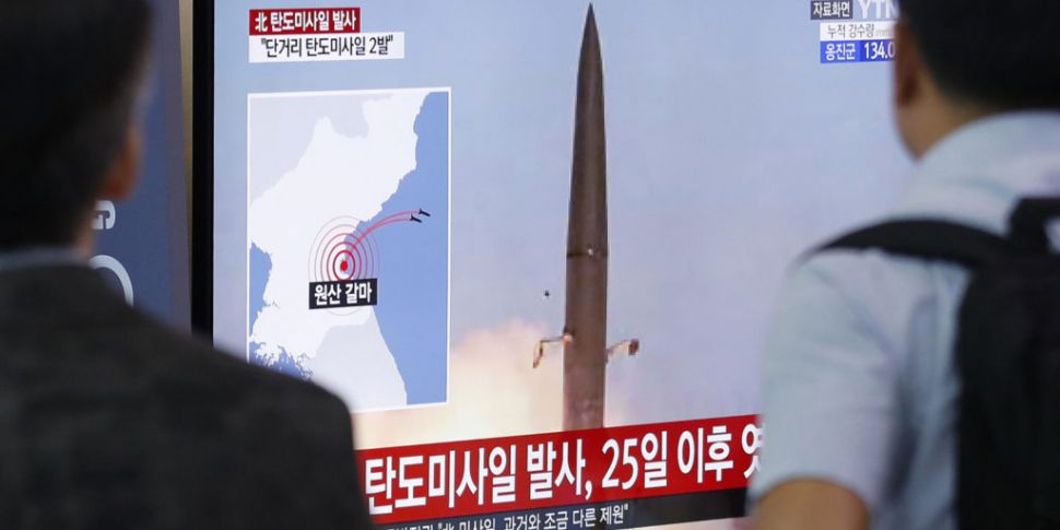 North Korea fires two short-ra...