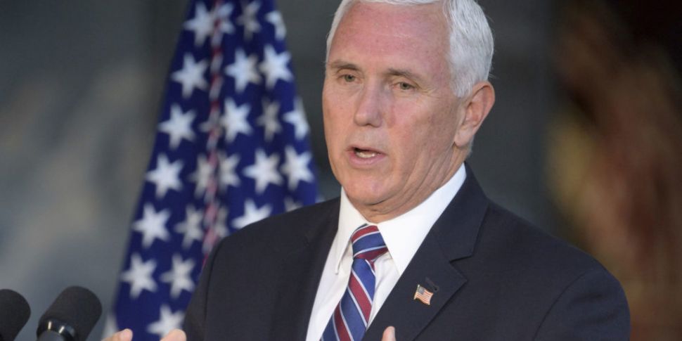 US Vice President Mike Pence t...