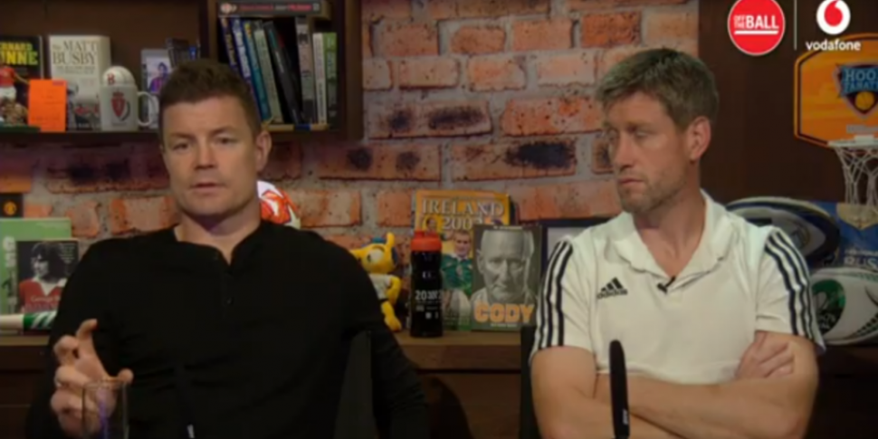 BRIAN O'DRISCOLL AND RONAN O'G...