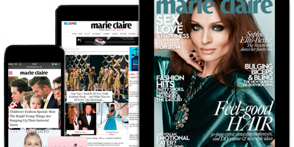 Marie Claire to stop printing...