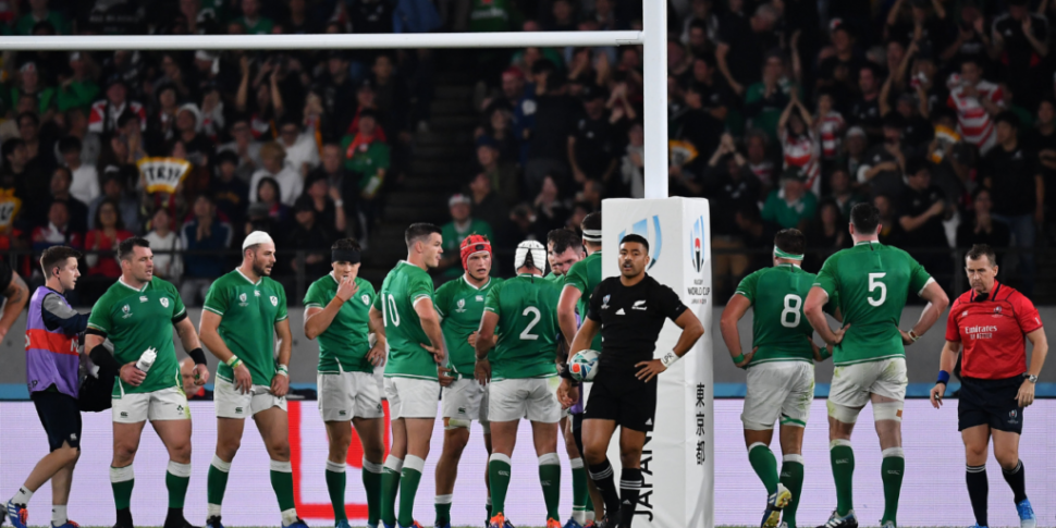 Ireland crash out of the Rugby...
