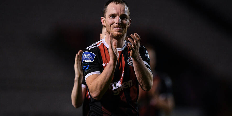 Bohemians captain Derek Pender...