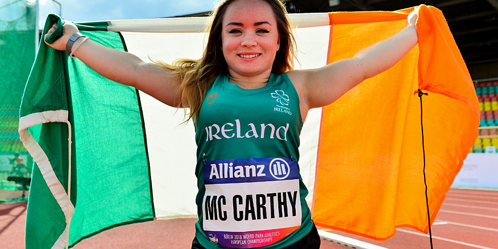 Niamh McCarthy wins bronze for...