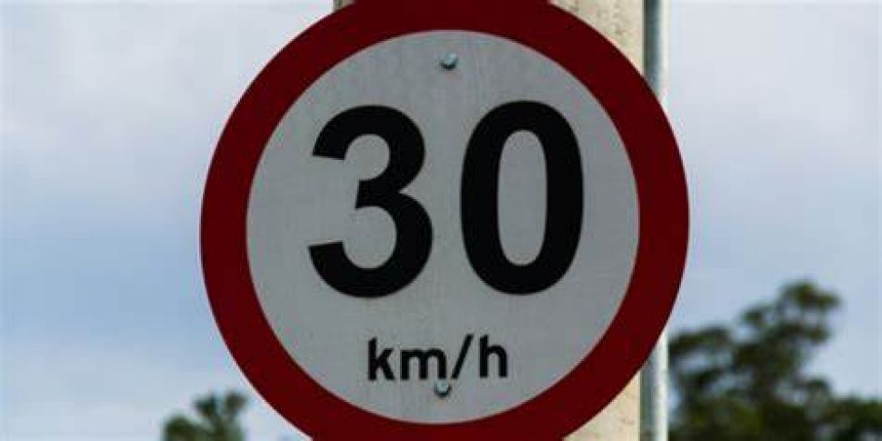 Speed limits will be cut to 30...