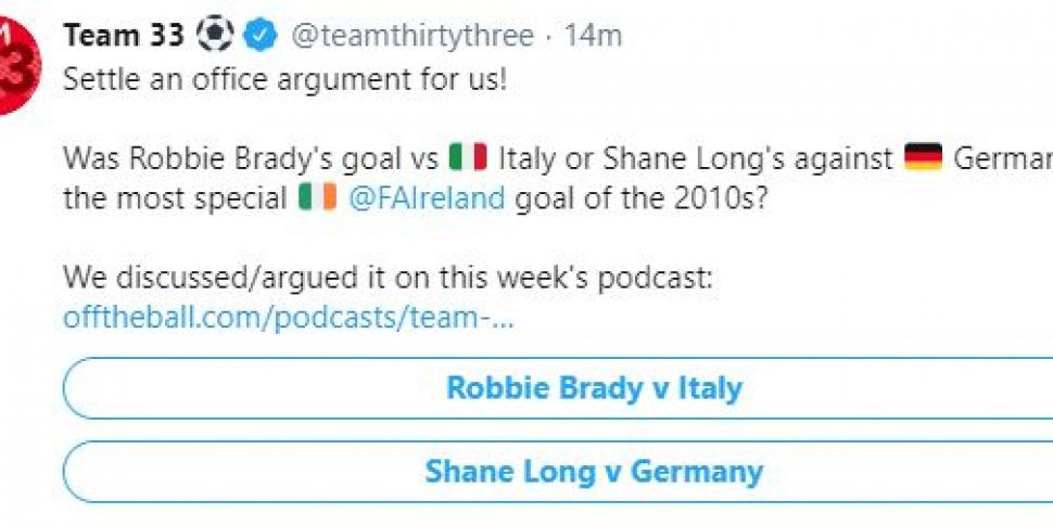 POLL | Robbie Brady's goal or...