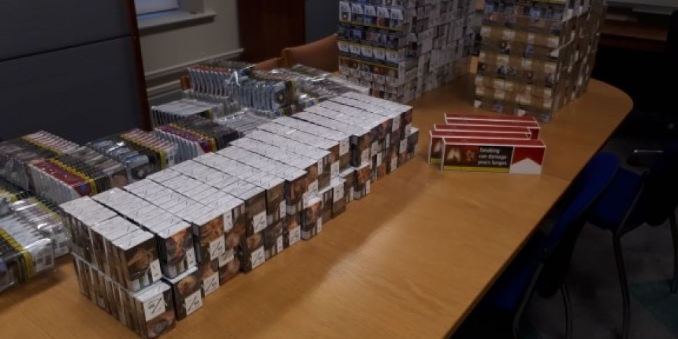 Some 34,000 cigarettes seized...