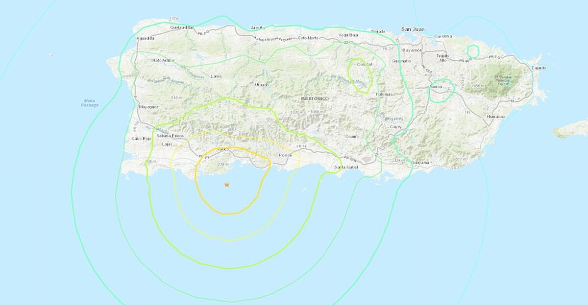Earthquake Risk Puerto Rico Injuries and power outages after Puerto Rico hit by 6.4 magnitude ...