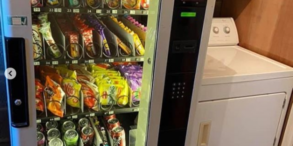 Mother installs home vending m...