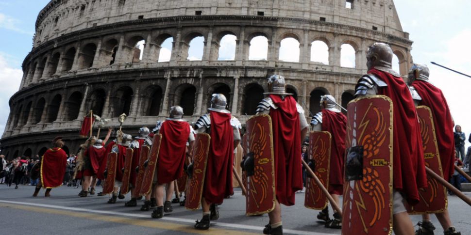 Gladiators in ancient Rome dra...