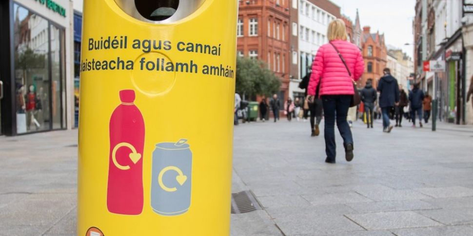 Dedicated recycling bins now i...