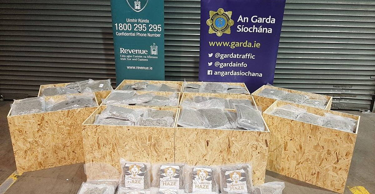 Cannabis worth over €7 million seized in Dublin | Newstalk