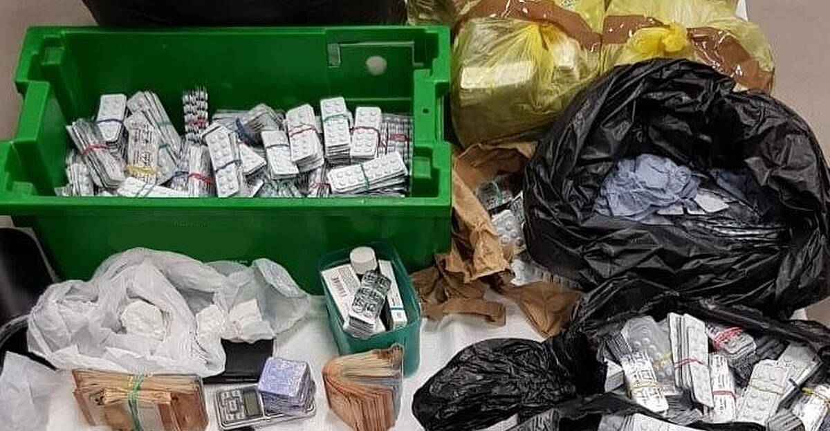 Man (30s) arrested after drugs worth almost €270,000 seized in Dublin ...