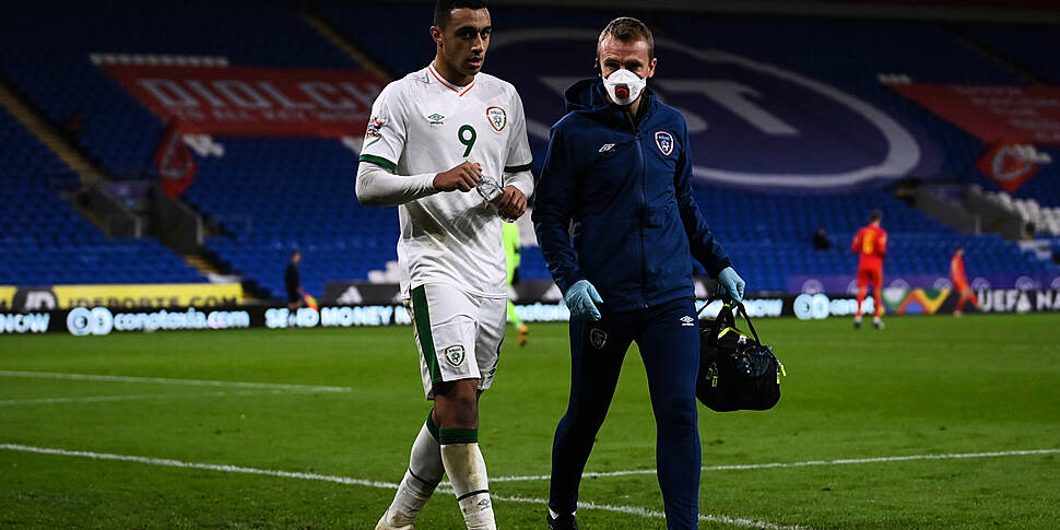 Ireland striker Idah out for t...