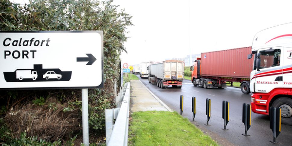 Chaos As Irish Truckers Locked...