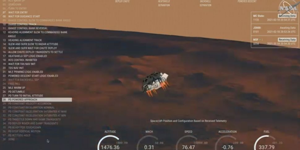 Mars: NASA's Perseverance rove...