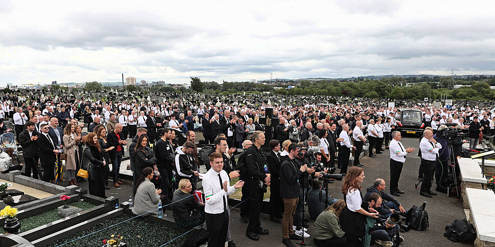Bobby Storey funeral: No prose...